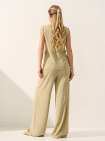 Костюмы ISSA Plus модель 15598_оливковый Фото