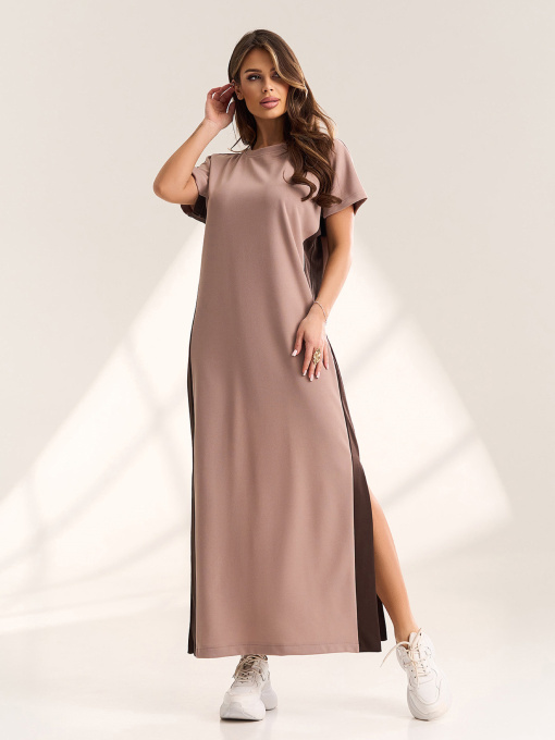 Платья ISSA Plus модель 15599_бежевый Фото