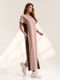 Платья ISSA Plus модель 15599_бежевый Фото