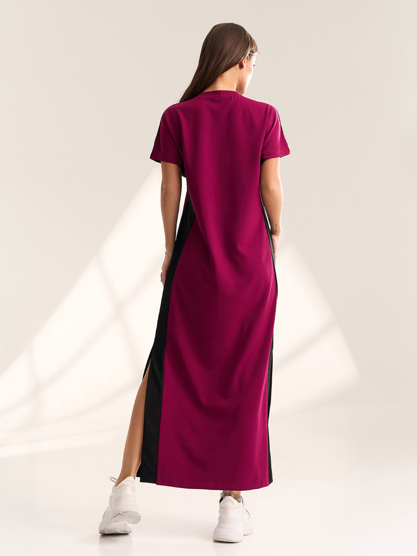 Платья ISSA Plus модель 15599_бордовый Фото