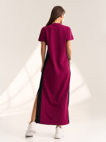 Платья ISSA Plus модель 15599_бордовый Фото