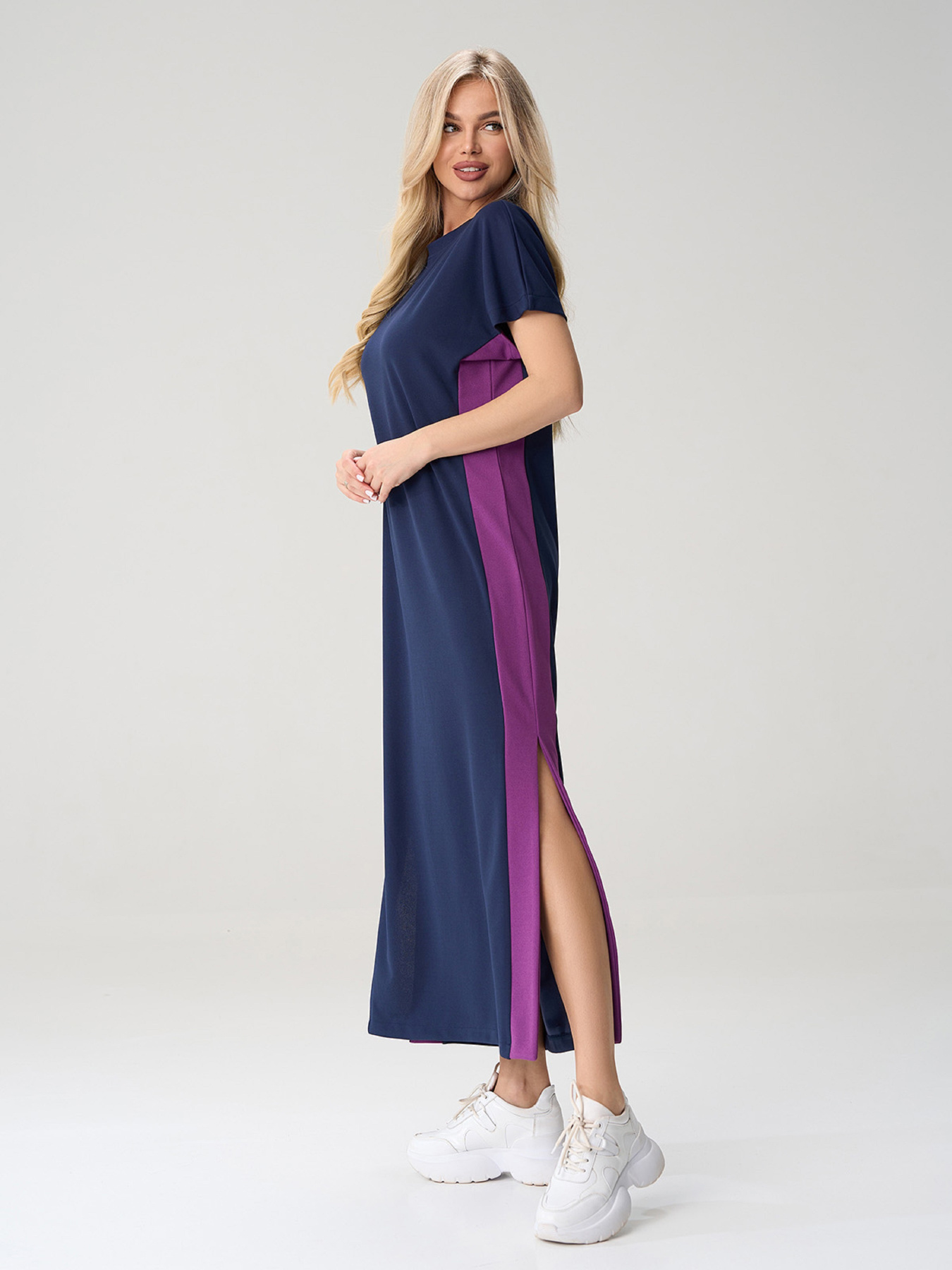 Платья ISSA Plus модель 15599_синий Фото