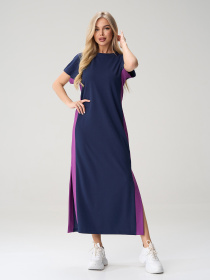 Платья ISSA Plus модель 15599_синий Фото