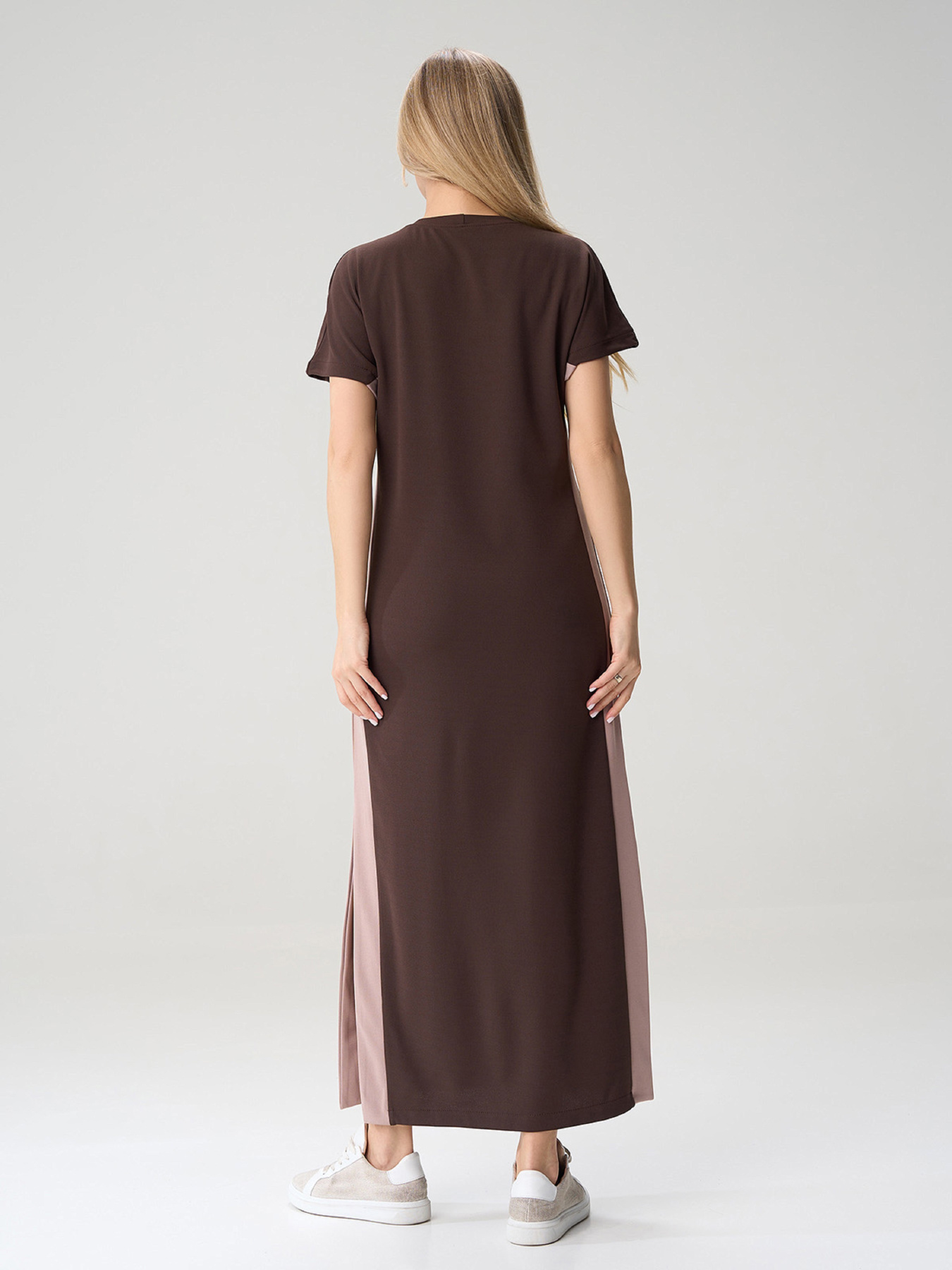 Платья ISSA Plus модель 15599_темно-коричневый Фото