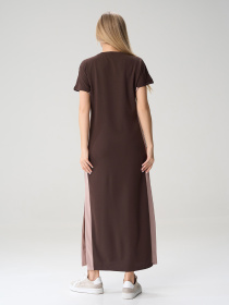 Платья ISSA Plus модель 15599_темно-коричневый Фото