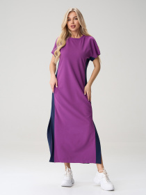 Платья ISSA Plus модель 15599_темно-сиреневый Фото