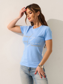 Футболки и поло ISSA Plus модель 15600_голубой Фото