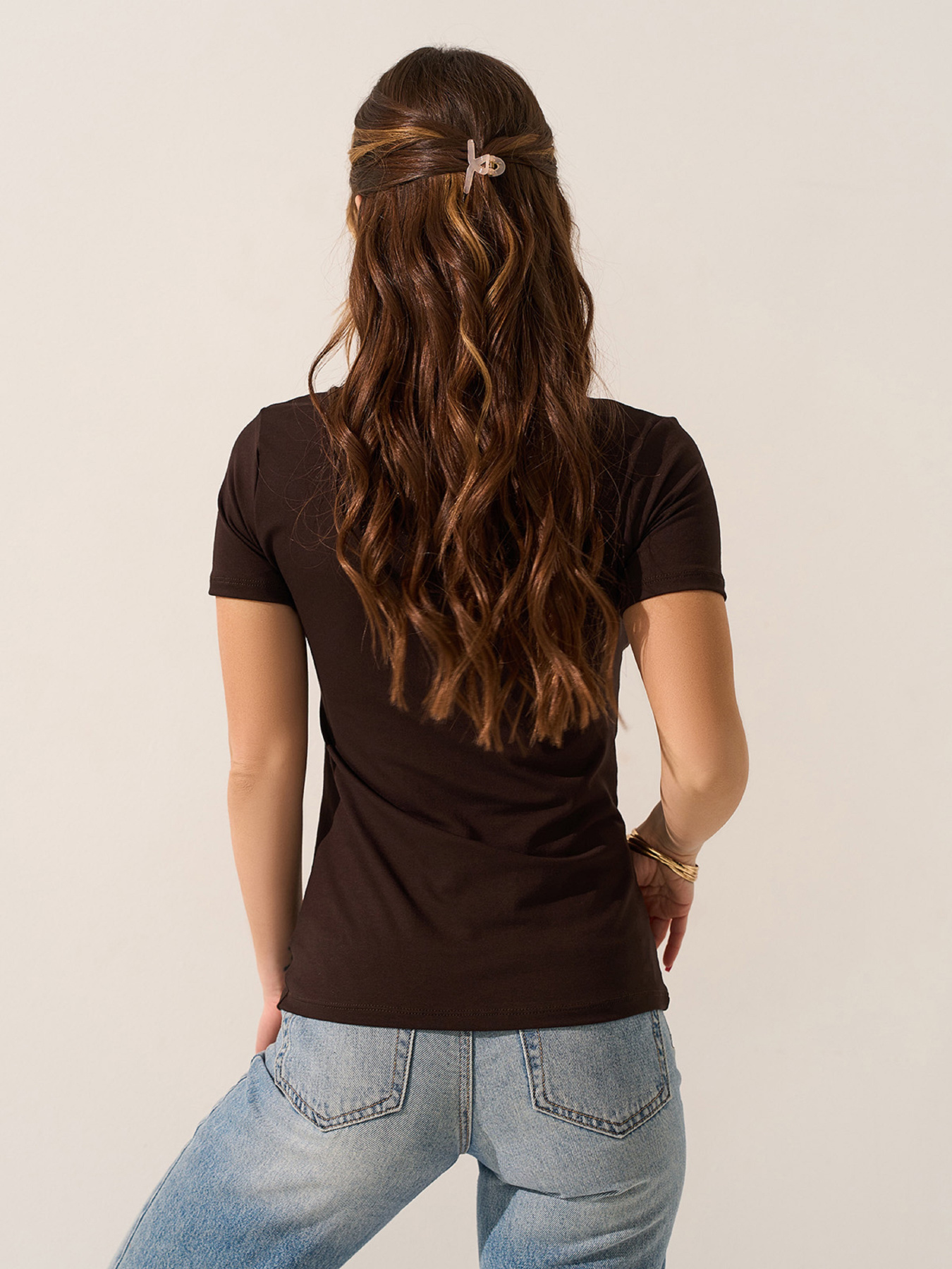 Футболки и поло ISSA Plus модель 15600_темно-коричневый Фото