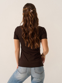 Футболки и поло ISSA Plus модель 15600_темно-коричневый Фото