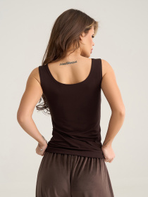 Футболки и поло ISSA Plus модель 15614_темно-коричневый Фото