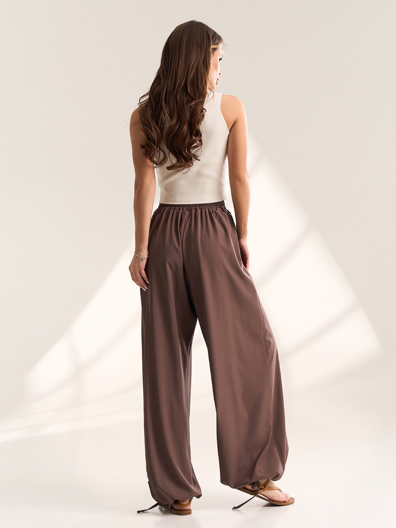 Брюки ISSA Plus модель SA-711_коричневый Фото