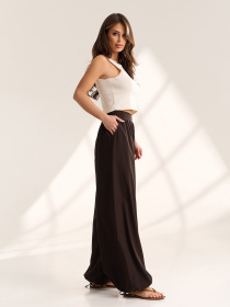 Брюки ISSA Plus модель SA-711_темно-коричневый Фото