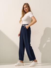 Брюки ISSA Plus модель SA-712_темно-синий Фото