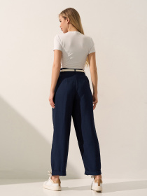 Брюки ISSA Plus модель SA-712_темно-синий Фото