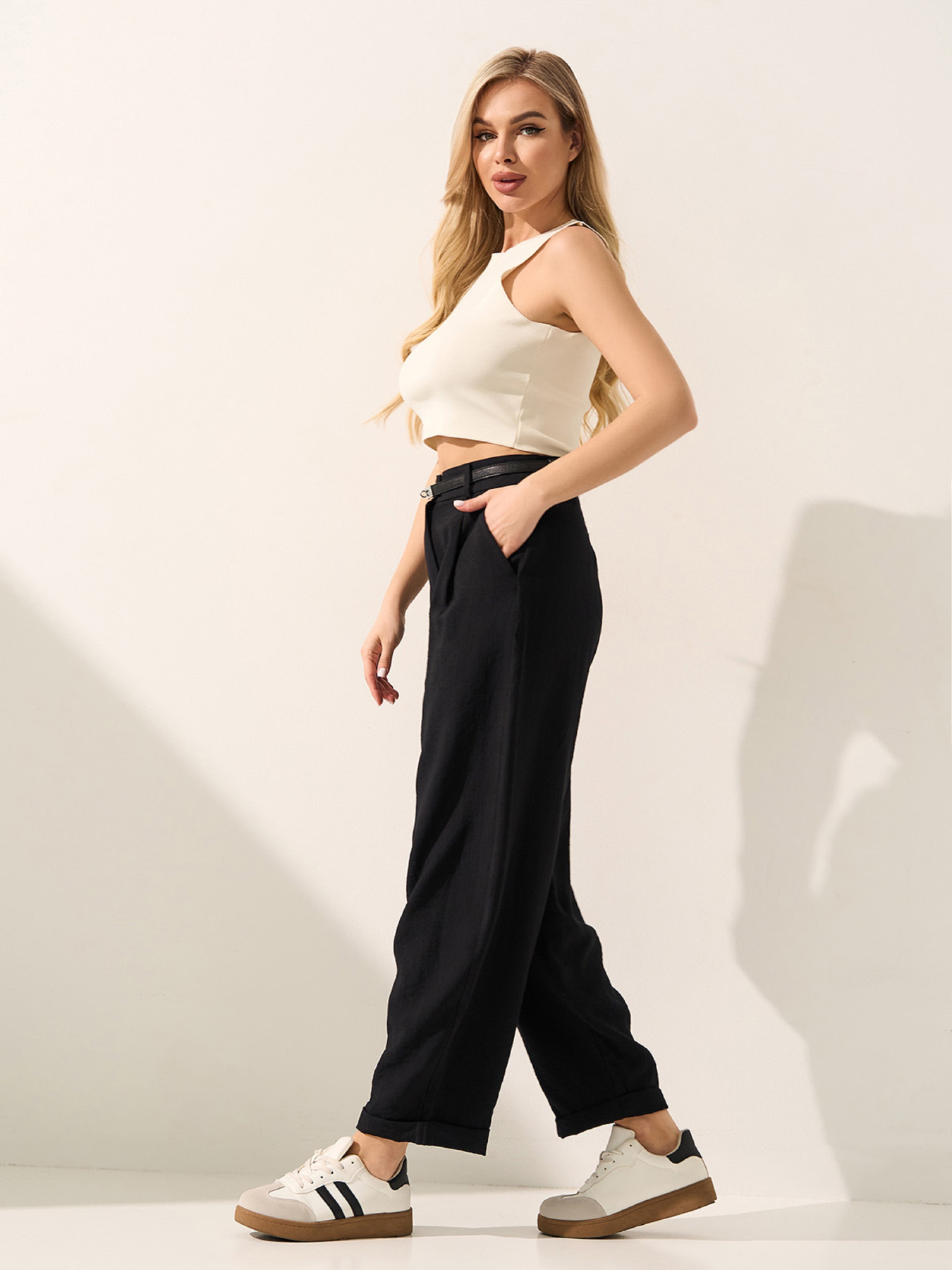 Брюки ISSA Plus модель SA-712_черный Фото