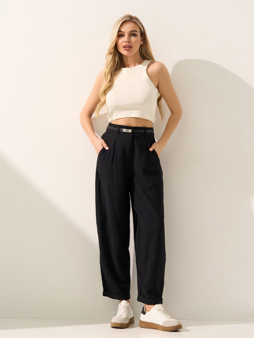 Брюки ISSA Plus модель SA-712_черный Фото