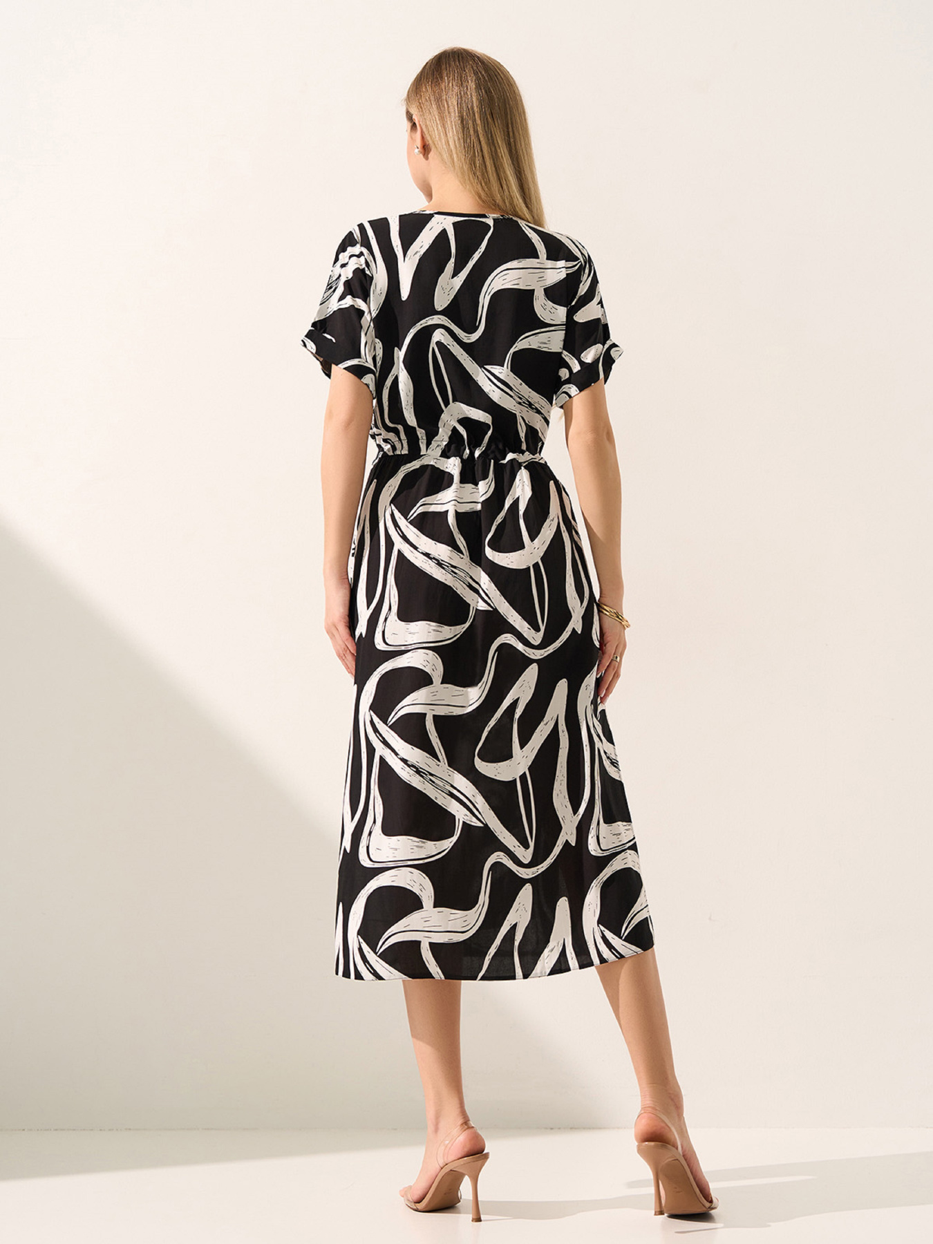 Платья ISSA Plus модель SA-713_черный_белый Фото