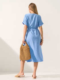 Платья ISSA Plus модель SA-714_голубой Фото