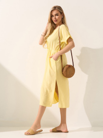 Платья ISSA Plus модель SA-714_желтый Фото
