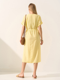 Платья ISSA Plus модель SA-714_желтый Фото