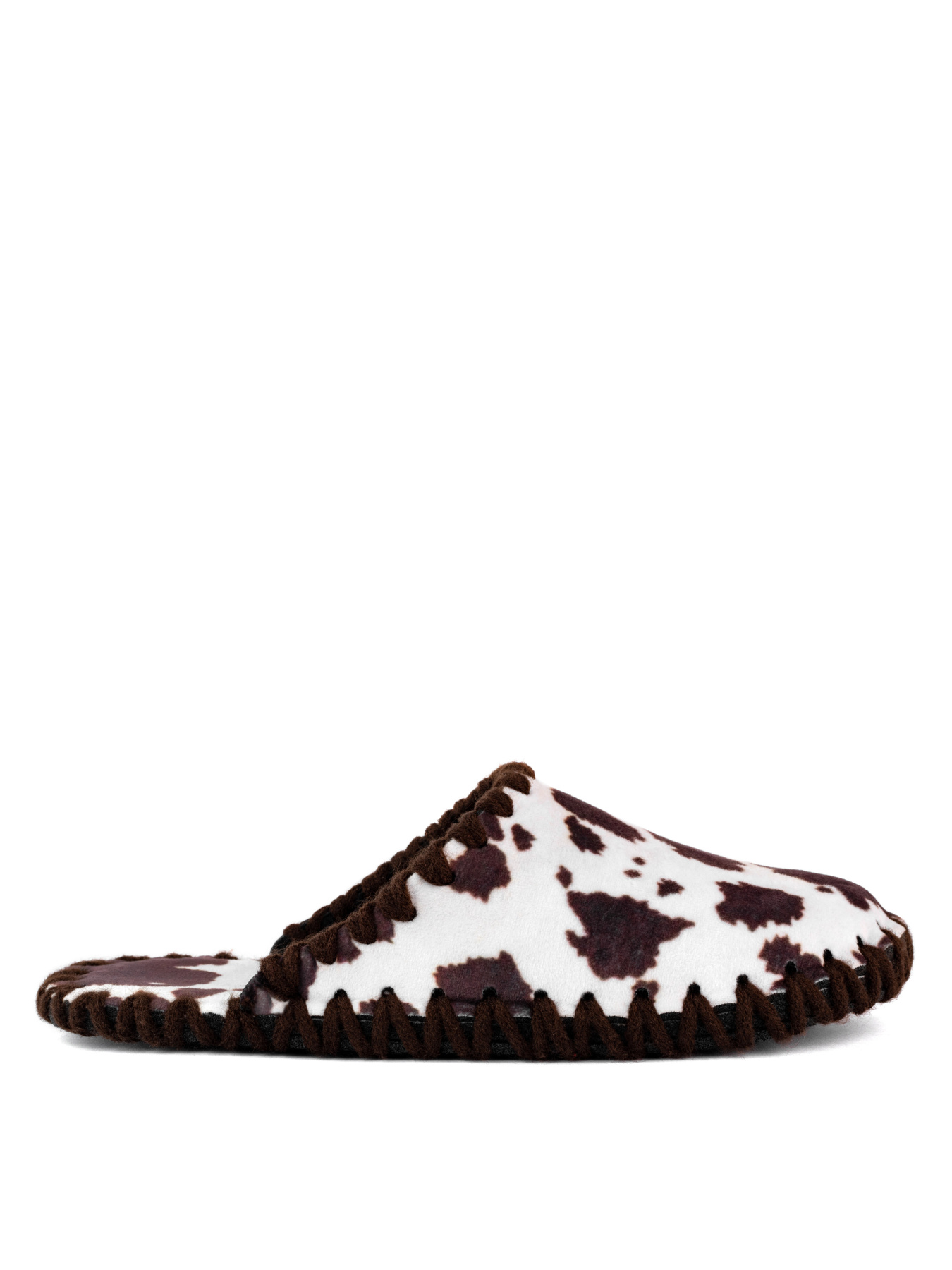 Кімнатні тапочки чоловічі фетрові принт Корова модель oc1306 Кімнатні тапочки чоловічі фетрові принт Корова модель oc1306 Фото