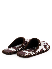 Кімнатні тапочки чоловічі фетрові принт Корова модель oc1306 Кімнатні тапочки чоловічі фетрові принт Корова модель oc1306 Фото