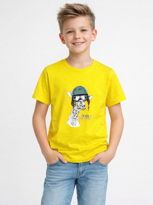 Дитяча футболка "Crazy speed" модель 12380330647 Фото