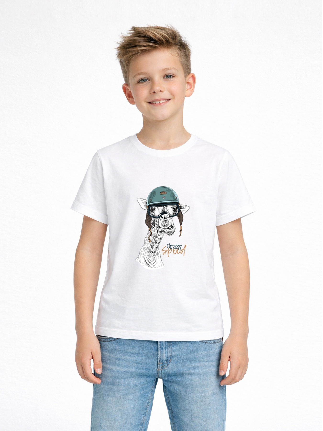 Дитяча футболка "Crazy speed" модель 12380332000 Фото