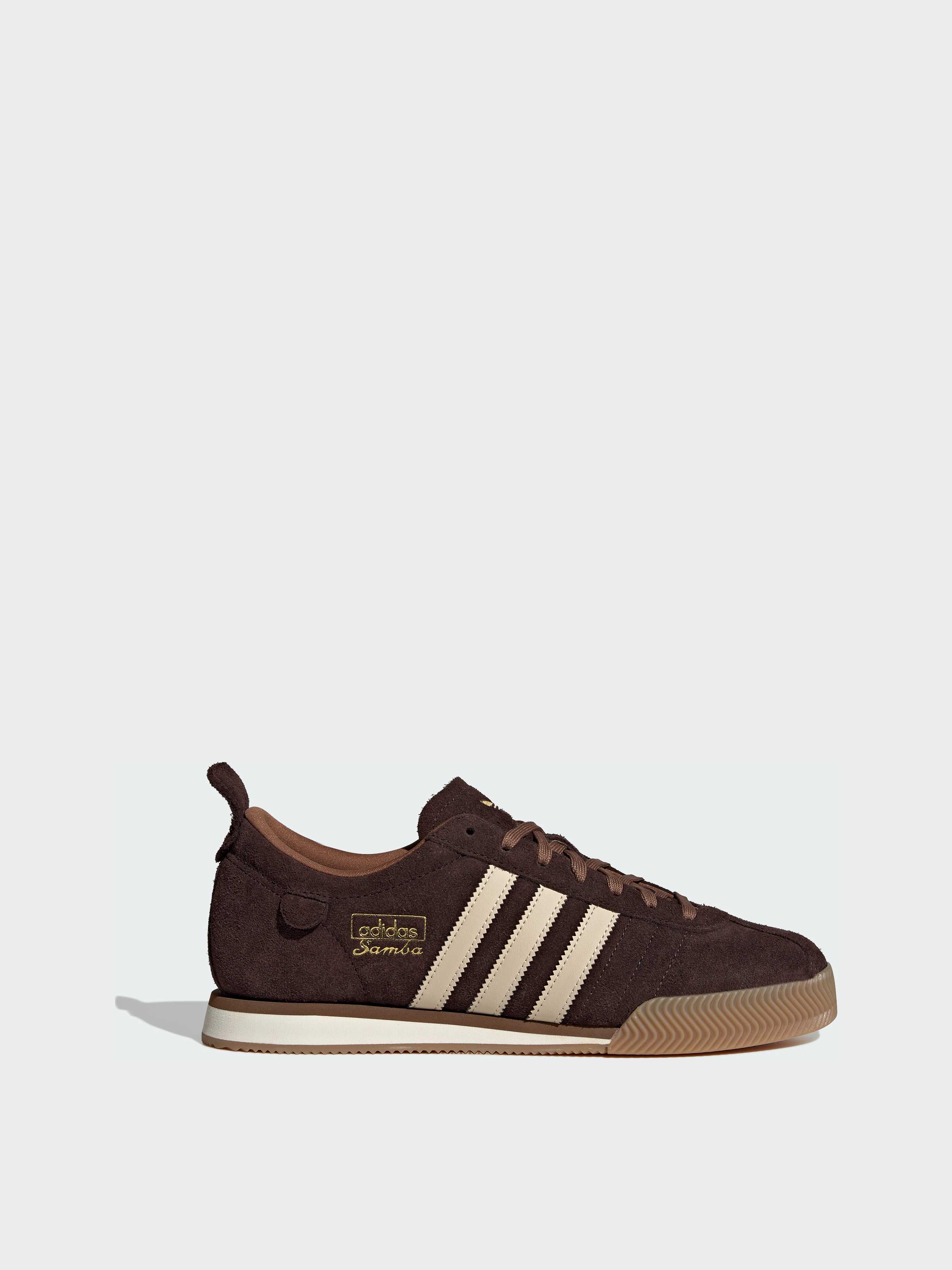 Шкіряні Жіночі Кеди низькі adidas Samba (IH4381) колір коричневий