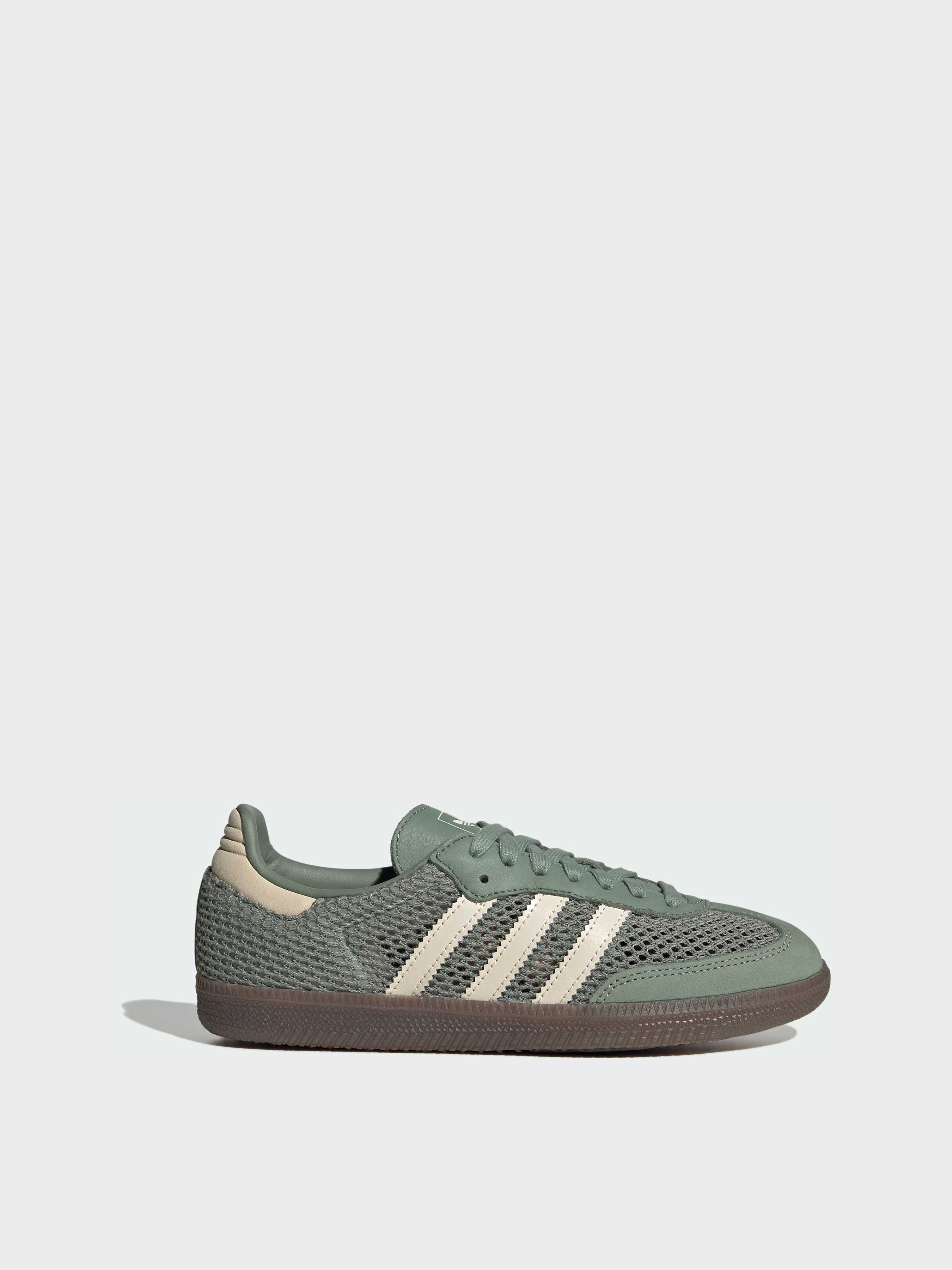 Шкіряні Жіночі Кеди низькі adidas Samba (IH4002) колір зелений adidas - купити в Україні