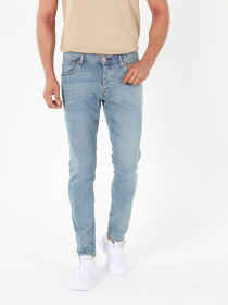 041 Danny Джинси Чоловічі Блакитні Вузького Крою Cl1057166 модель CL1057166_Q1.V1_DN41717 Фото