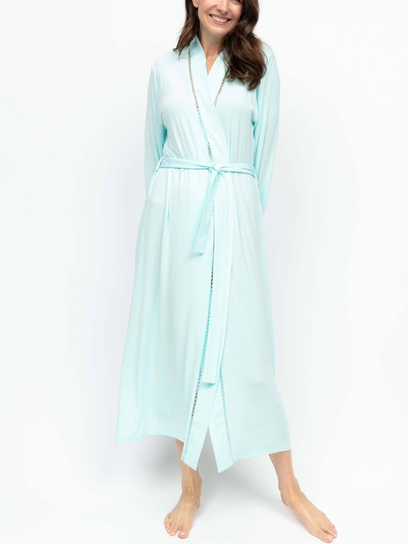 Женский халат Nora Rose Juliette 2389 Зеленый модель 2389MIN Фото