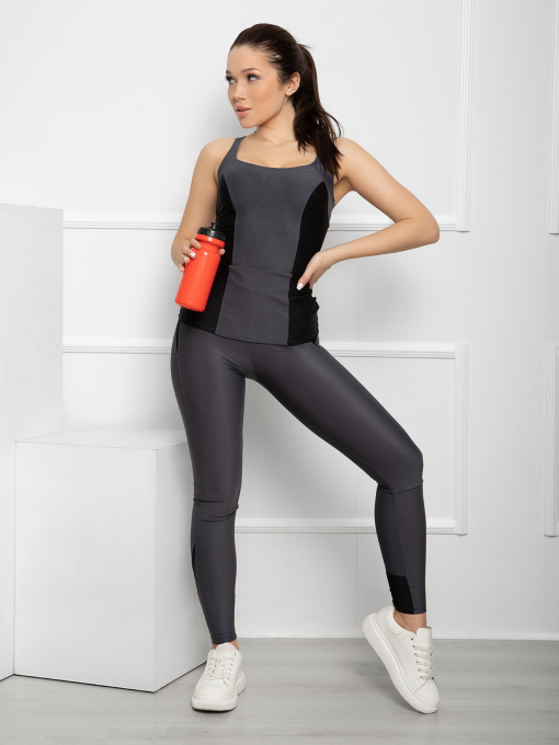 Спортивный костюм ISSA Plus модель 12613_серый Фото