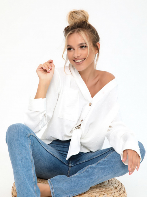 Рубашки ISSA Plus модель SA-271_white Фото