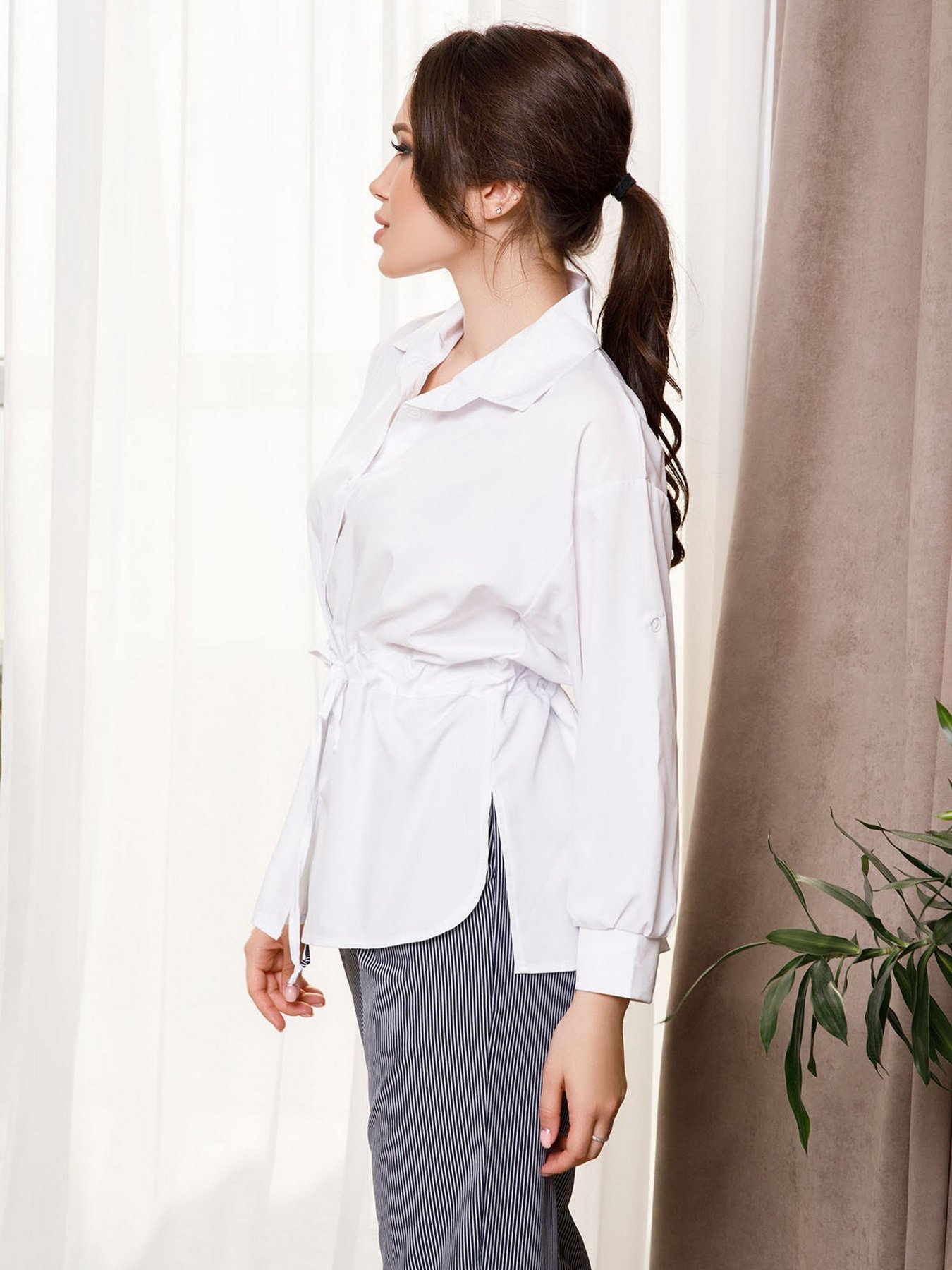 Сорочка повсякденна ISSA Plus модель SA-5_white Сорочка повсякденна ISSA Plus модель SA-5_white Фото