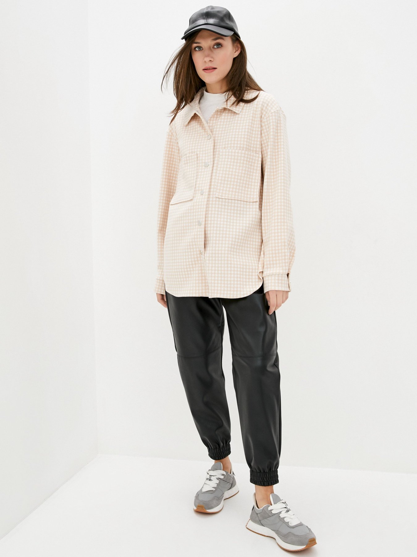 Рубашки ISSA Plus модель 12931_beige Фото