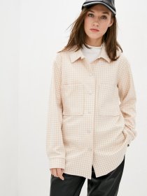 Рубашки ISSA Plus модель 12931_beige Фото