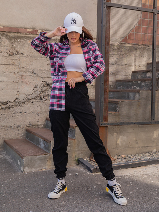 Сорочки ISSA Plus модель 13041_crimson Фото