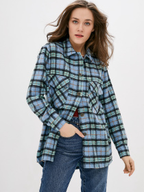 Рубашки ISSA Plus модель 12917_blue Фото