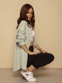 Сорочки ISSA Plus модель 12931_mint Фото