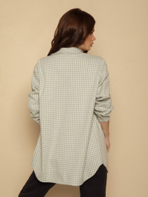 Сорочки ISSA Plus модель 12931_mint Фото