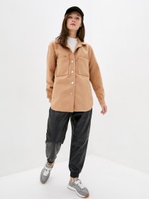 Куртка-рубашка ISSA Plus модель 12930_beige Фото