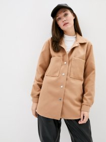 Куртка-рубашка ISSA Plus модель 12930_beige Фото