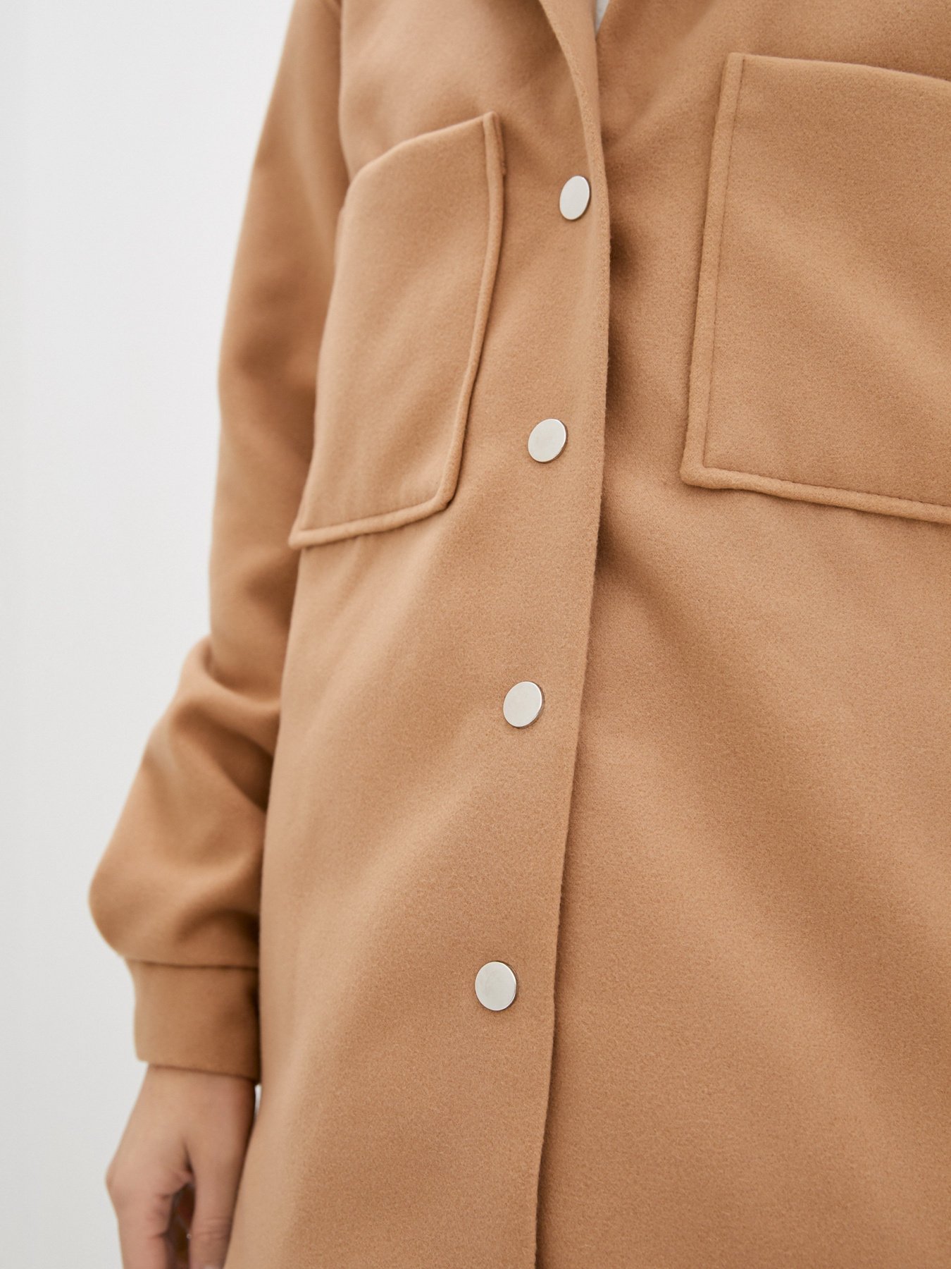 Куртка-сорочка ISSA Plus модель 12930_beige Фото