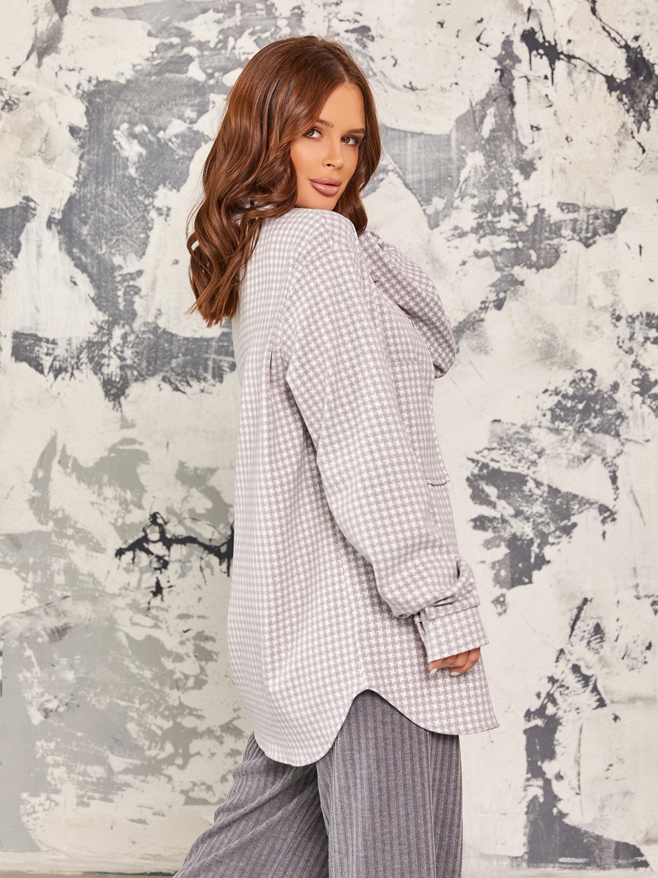 Рубашки ISSA Plus модель 12931_grey Фото