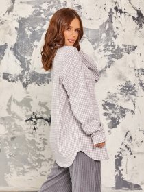 Рубашки ISSA Plus модель 12931_grey Фото