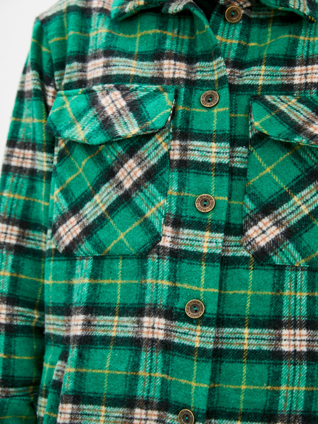 Рубашка повседневная ISSA Plus модель 12917_green Фото