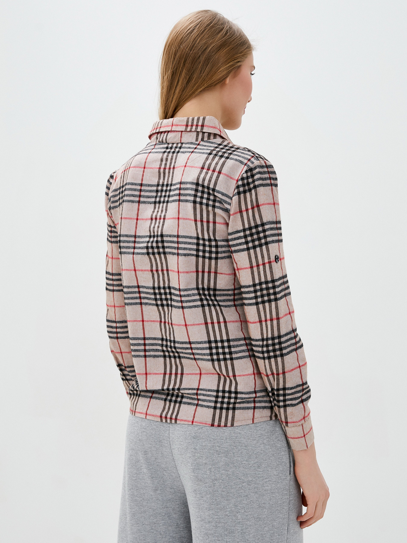 Рубашки ISSA Plus модель SA-117_beige Фото