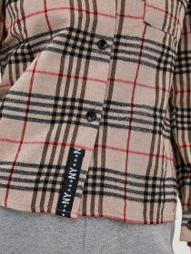 Рубашки ISSA Plus модель SA-117_beige Фото