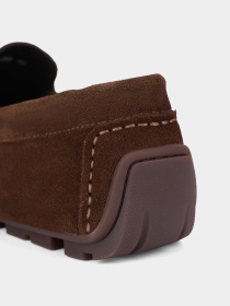 Мужские мокасины замшевые коричневые модель 5052D-90-355 Фото